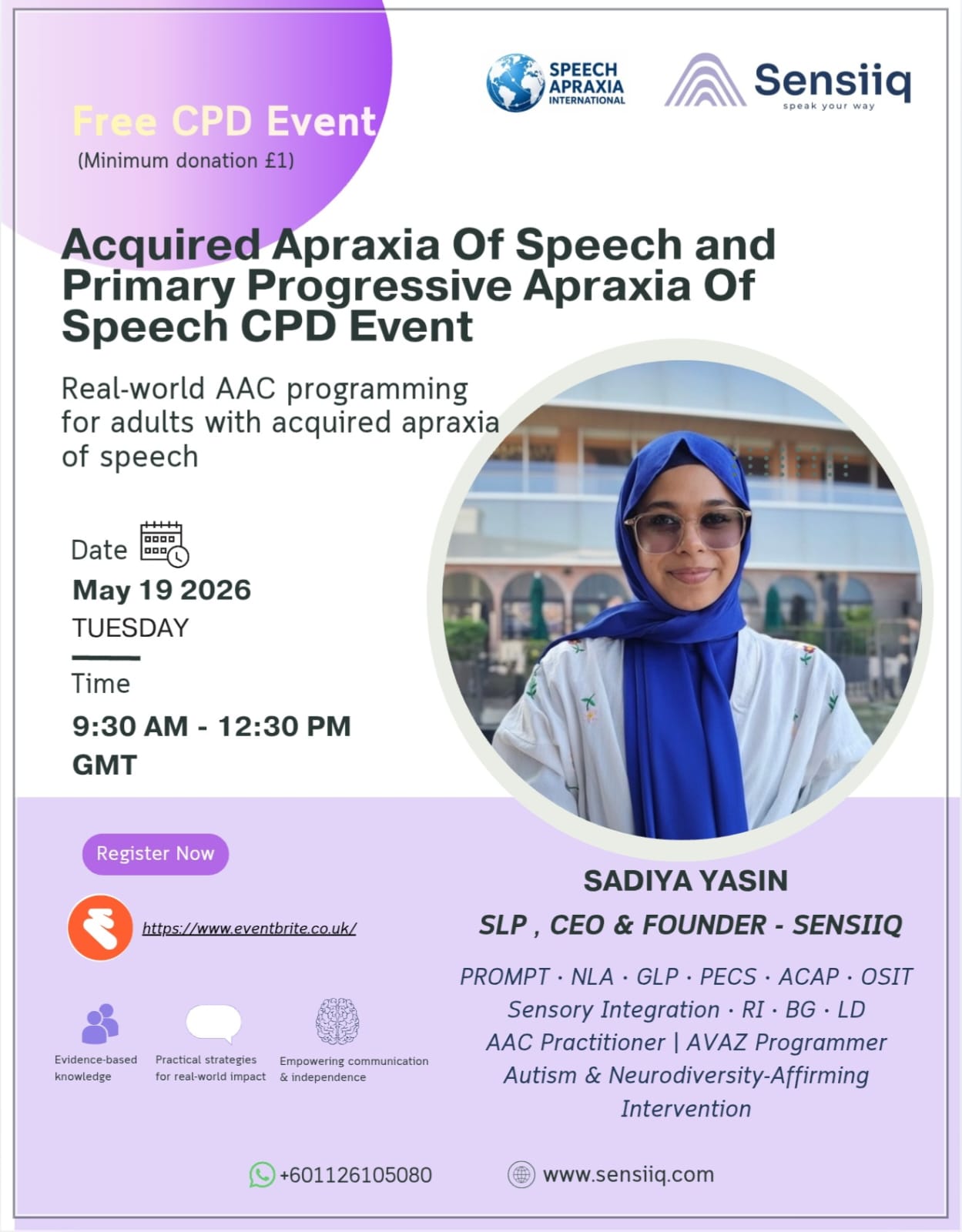 CPD Event — Acquired Apraxia of Speech